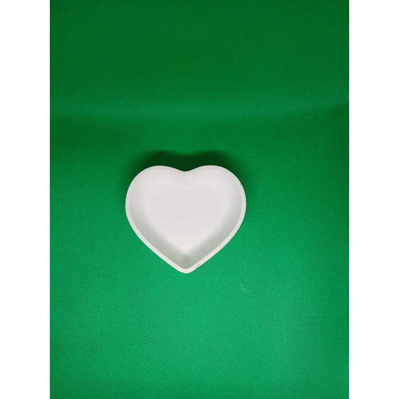 vide poche coeur blanc