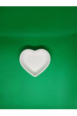 vide poche coeur blanc